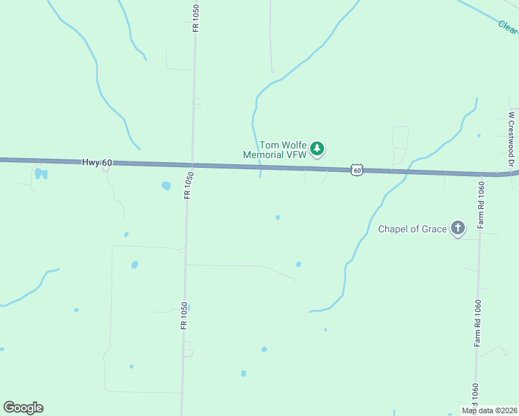 map of restaurants, bars, coffee shops, grocery stores, and more near 5321 U.S. 60 in Monett