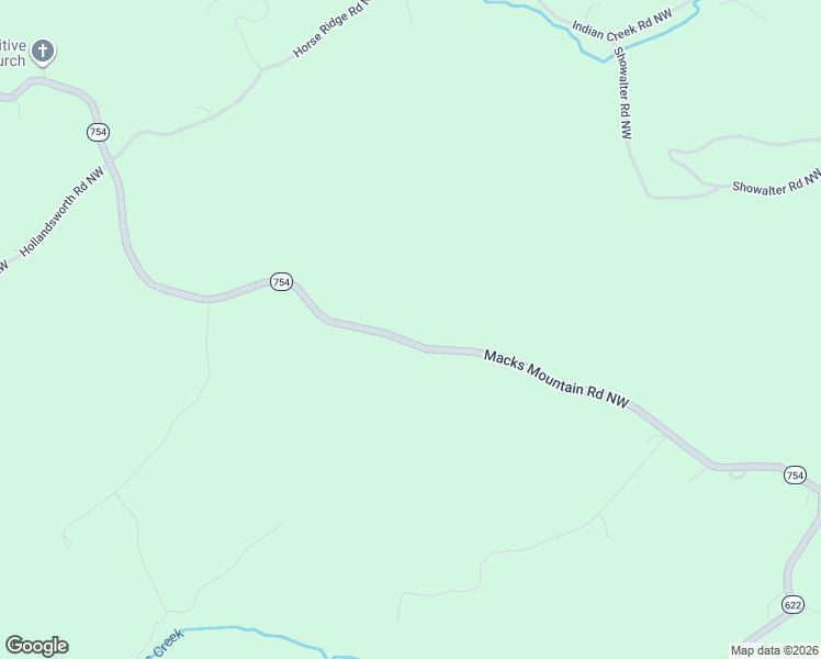 map of restaurants, bars, coffee shops, grocery stores, and more near 625 Macks Mountain Road Northwest in Indian Valley