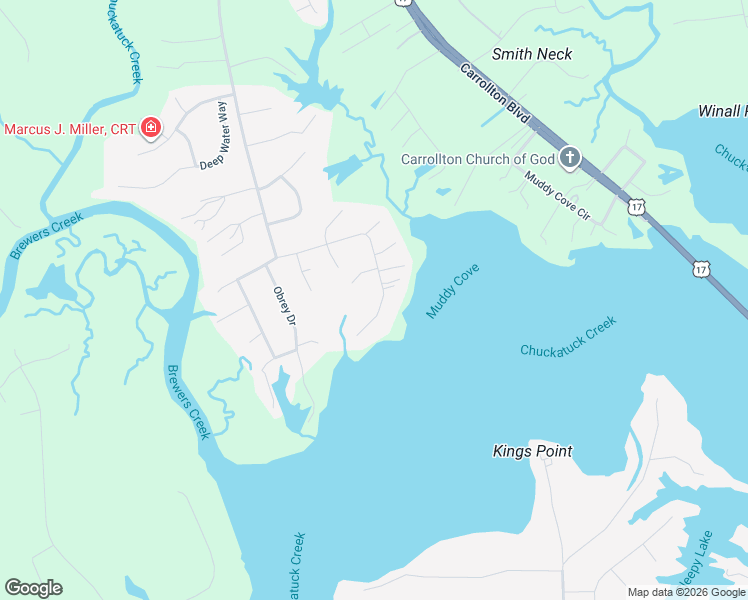 map of restaurants, bars, coffee shops, grocery stores, and more near 23505 Owen Farm Road in Carrollton