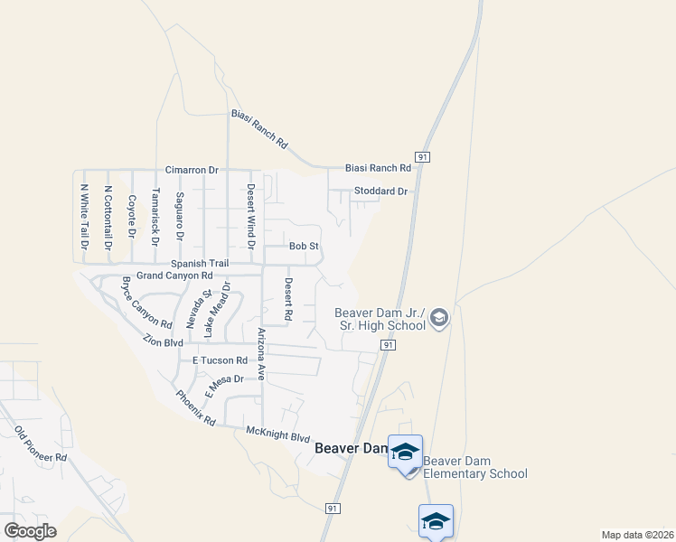 map of restaurants, bars, coffee shops, grocery stores, and more near 3321 Spanish Trail in Littlefield