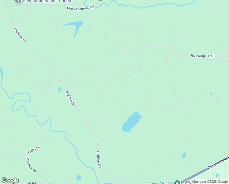 map of restaurants, bars, coffee shops, grocery stores, and more near 411 Ruffian Trail in Corbin