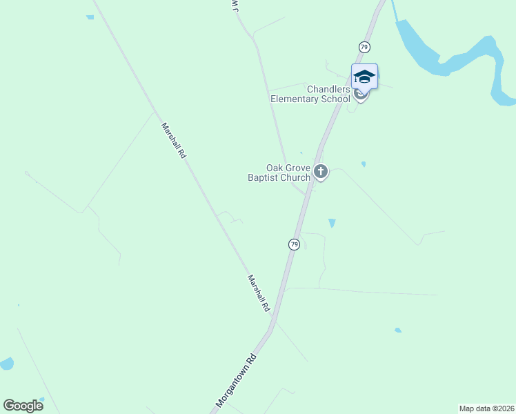 map of restaurants, bars, coffee shops, grocery stores, and more near 130 Jerry Dean Thomas Road in Russellville