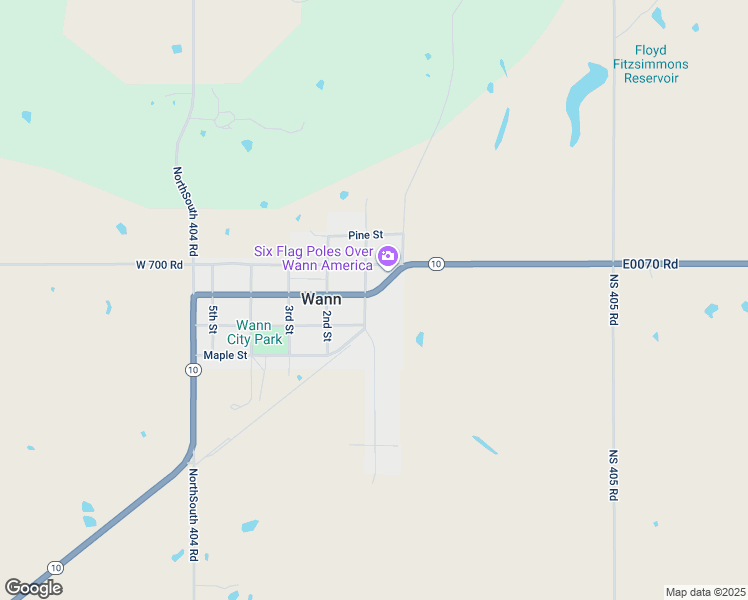 map of restaurants, bars, coffee shops, grocery stores, and more near 9 Main Street in Wann