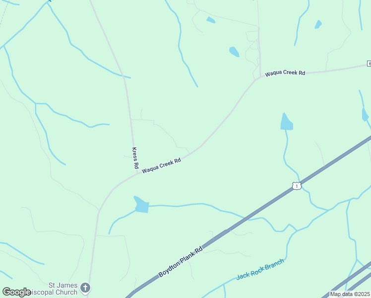 map of restaurants, bars, coffee shops, grocery stores, and more near 1211 Waqua Creek Road in Rawlings