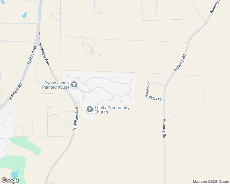 map of restaurants, bars, coffee shops, grocery stores, and more near 12246 Via Piemonte in Clovis