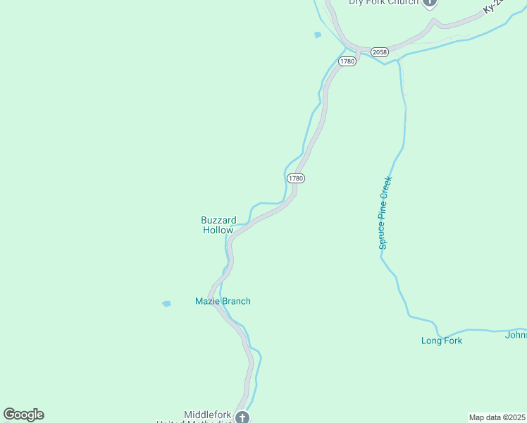 map of restaurants, bars, coffee shops, grocery stores, and more near Middle Fork Road in Warbranch