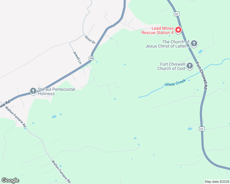 map of restaurants, bars, coffee shops, grocery stores, and more near 289 Turnersville Road in Max Meadows