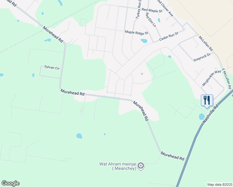 map of restaurants, bars, coffee shops, grocery stores, and more near 1400-2260 Morehead Road in Bowling Green