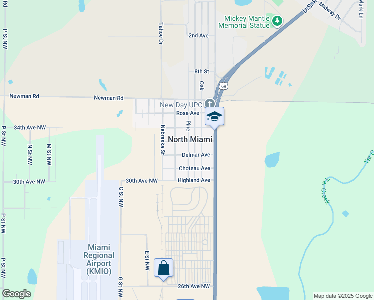 map of restaurants, bars, coffee shops, grocery stores, and more near in North Miami