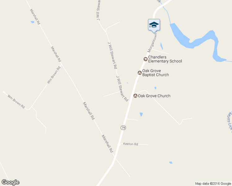 map of restaurants, bars, coffee shops, grocery stores, and more near 130 Jerry Dean Thomas Road in Russellville