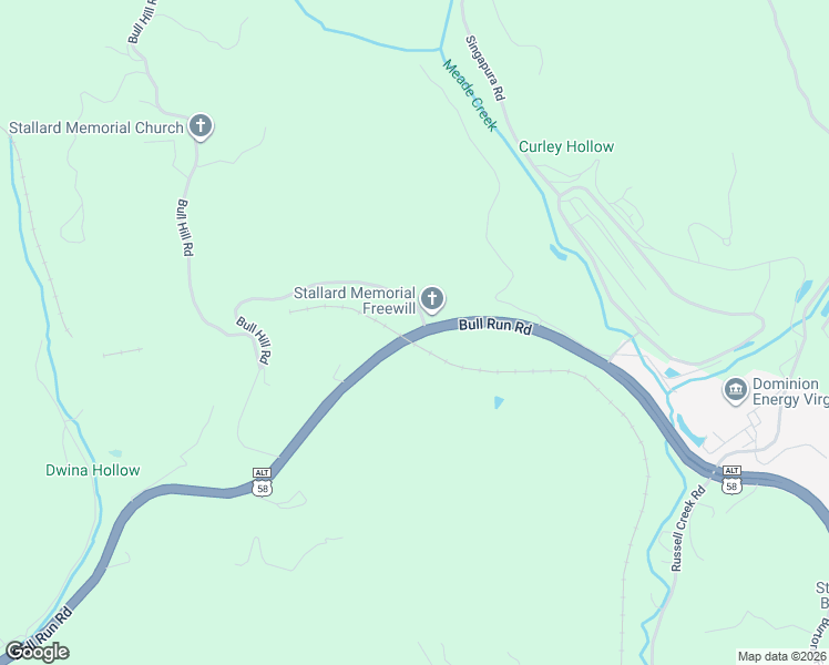 map of restaurants, bars, coffee shops, grocery stores, and more near Bull Run Road in Saint Paul