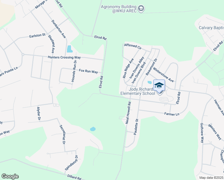 map of restaurants, bars, coffee shops, grocery stores, and more near 1780-1898 Elrod Road in Bowling Green