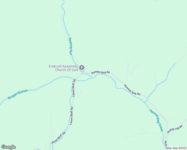 map of restaurants, bars, coffee shops, grocery stores, and more near 2611 Runnett Bag Road in Ferrum