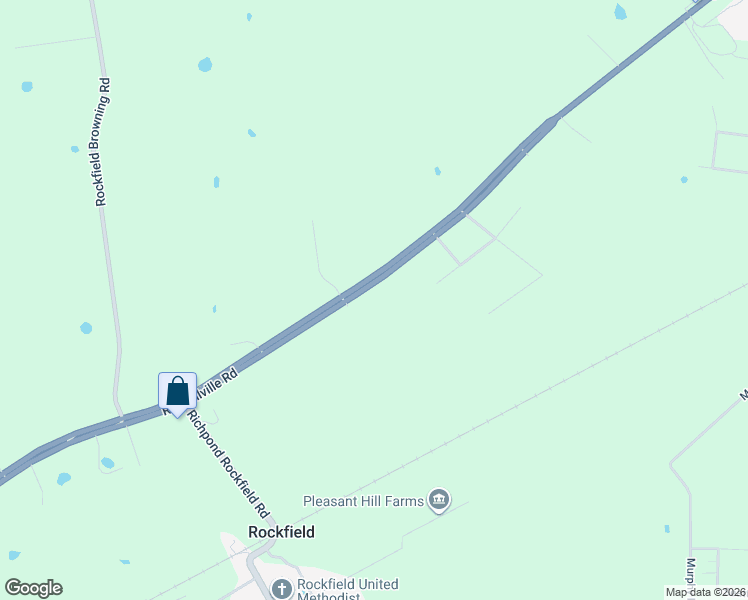 map of restaurants, bars, coffee shops, grocery stores, and more near 8665 Russellville Road in Bowling Green