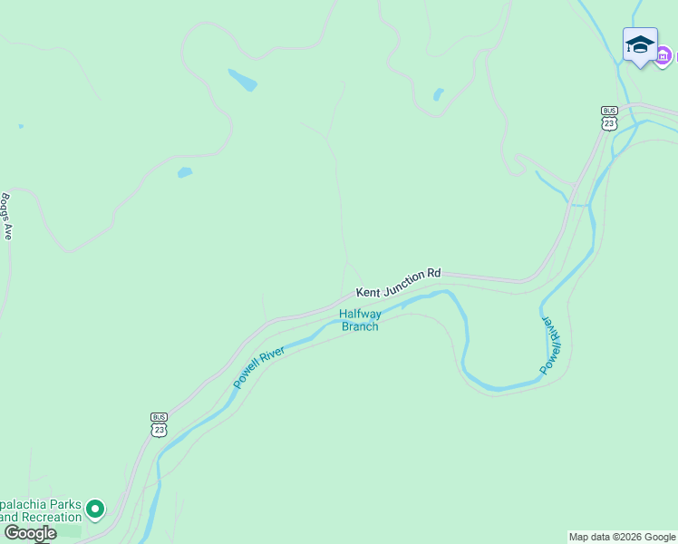 map of restaurants, bars, coffee shops, grocery stores, and more near 4117 Moneyhun Road in Appalachia