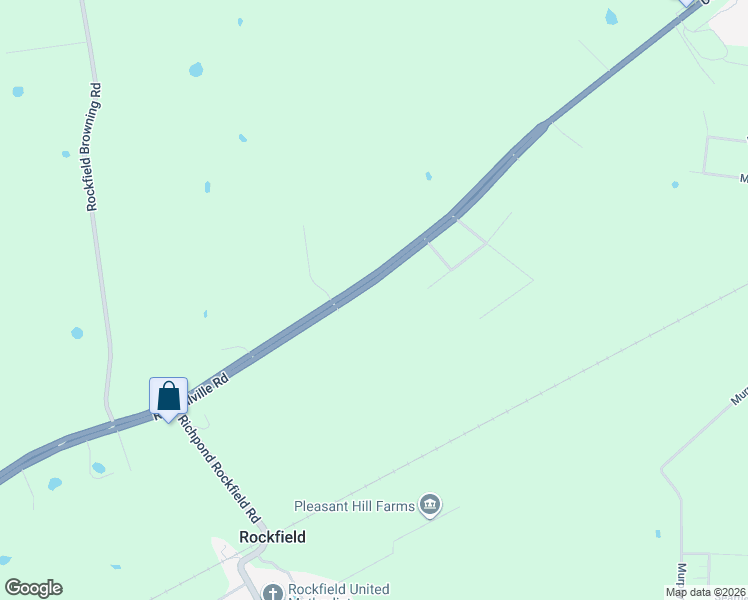 map of restaurants, bars, coffee shops, grocery stores, and more near 8665 Russellville Road in Bowling Green