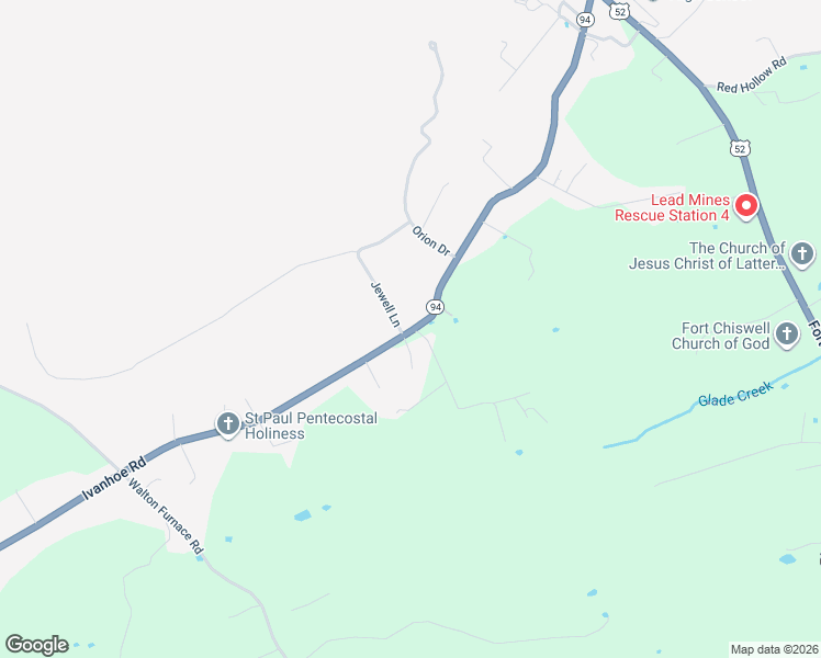 map of restaurants, bars, coffee shops, grocery stores, and more near 289 Turnerville Lane in Max Meadows
