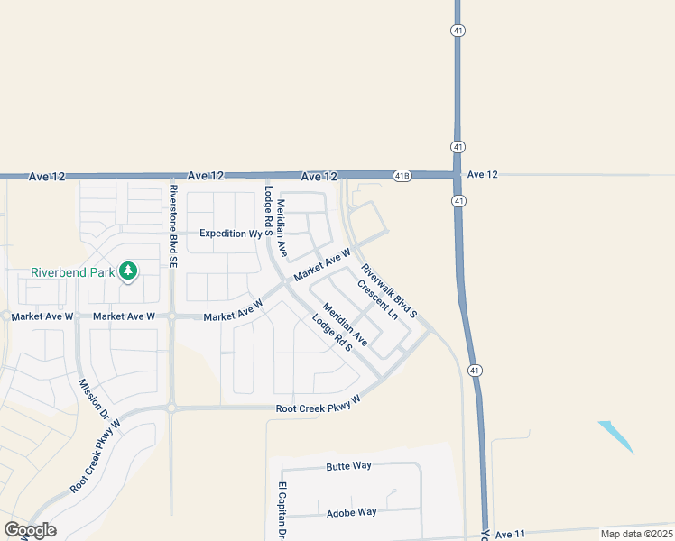 map of restaurants, bars, coffee shops, grocery stores, and more near 433 Crescent Lane in Madera