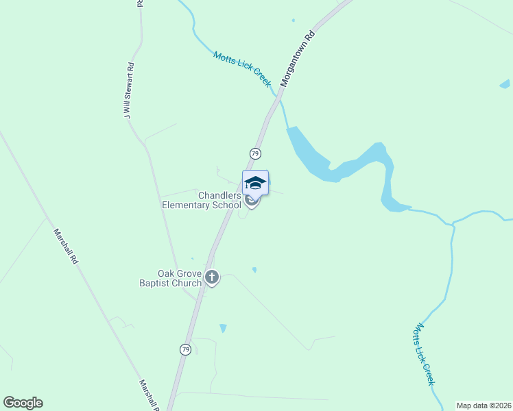 map of restaurants, bars, coffee shops, grocery stores, and more near 6000 Morgantown Road in Russellville