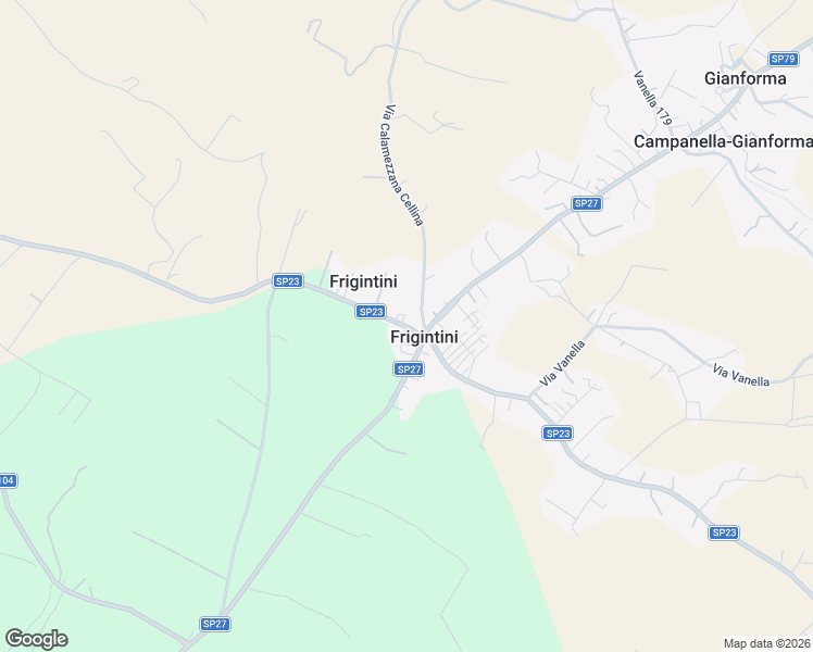 map of restaurants, bars, coffee shops, grocery stores, and more near Contrada Bussello in Frigintini