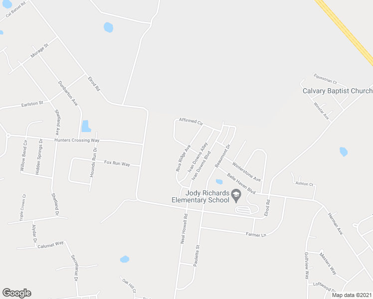 map of restaurants, bars, coffee shops, grocery stores, and more near Riva Ridge Avenue in Bowling Green