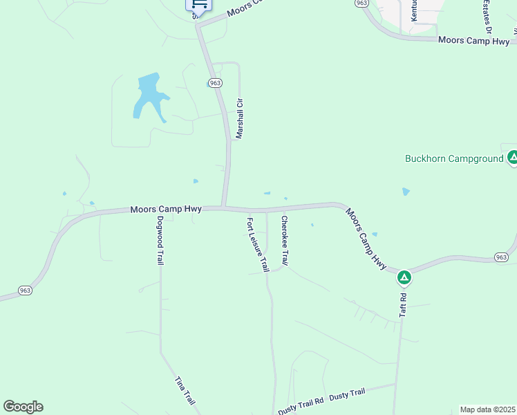 map of restaurants, bars, coffee shops, grocery stores, and more near Powderhorn Drive in Gilbertsville