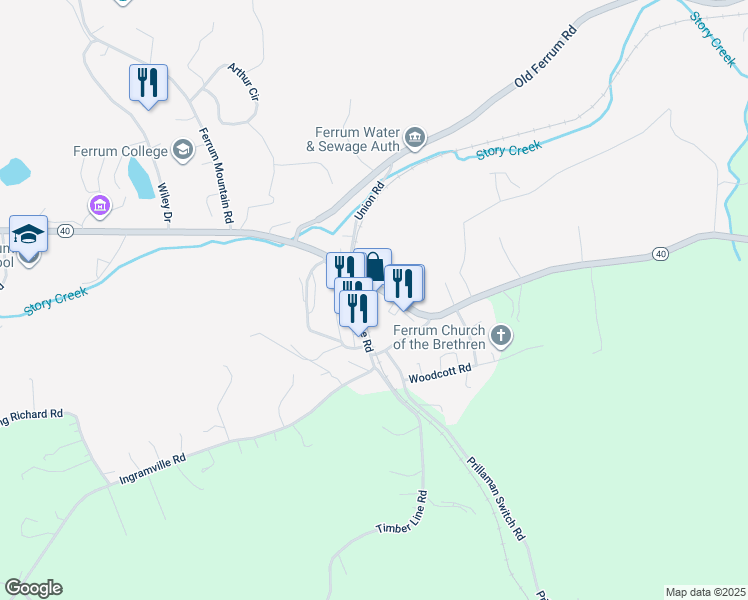 9785 Franklin Street, Ferrum VA Walk Score