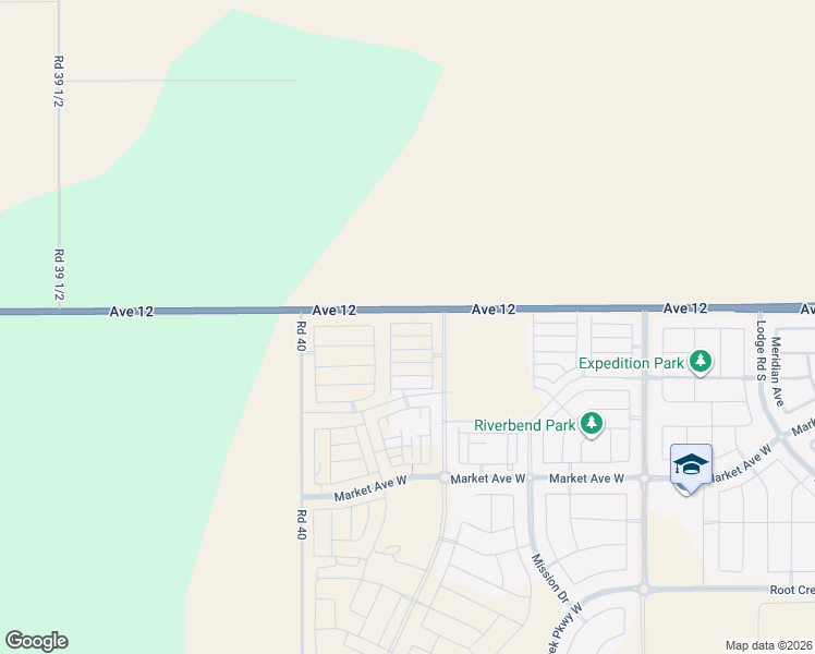 map of restaurants, bars, coffee shops, grocery stores, and more near 40181 Avenue 12 in Madera