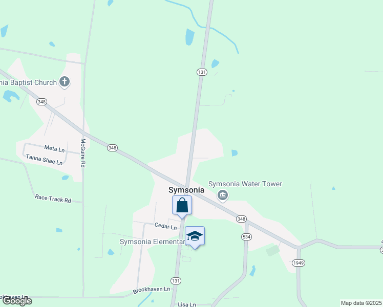 map of restaurants, bars, coffee shops, grocery stores, and more near 2 Westwood Avenue in Symsonia
