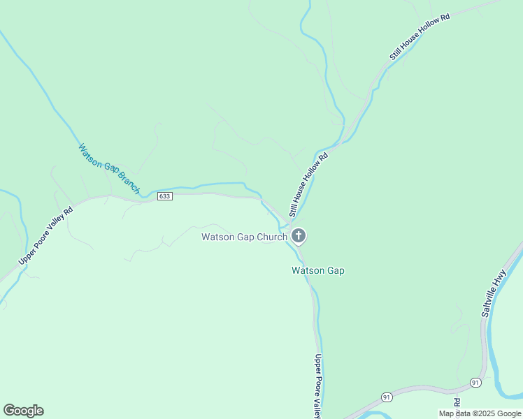 map of restaurants, bars, coffee shops, grocery stores, and more near 1154 Upper Poore Valley Road in Saltville