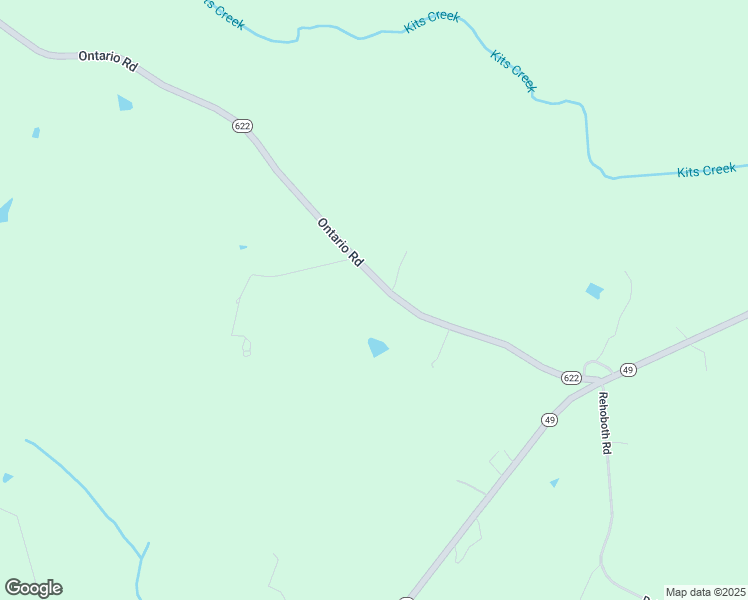 map of restaurants, bars, coffee shops, grocery stores, and more near 559 Ontario Road in Keysville