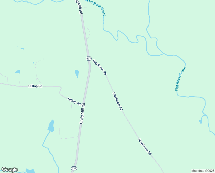 map of restaurants, bars, coffee shops, grocery stores, and more near 1449 Mayflower Road in Kenbridge