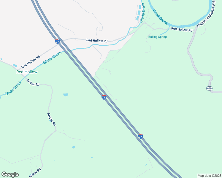 map of restaurants, bars, coffee shops, grocery stores, and more near 436 Jones Road in Max Meadows