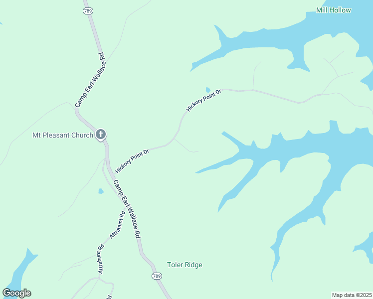 map of restaurants, bars, coffee shops, grocery stores, and more near Cedar Point Lane in Wayne County