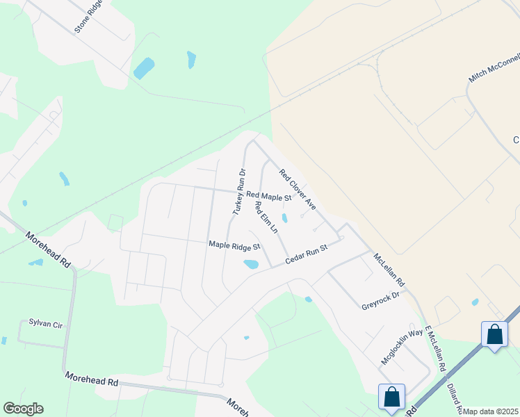 map of restaurants, bars, coffee shops, grocery stores, and more near 243 Red Elm Lane in Bowling Green