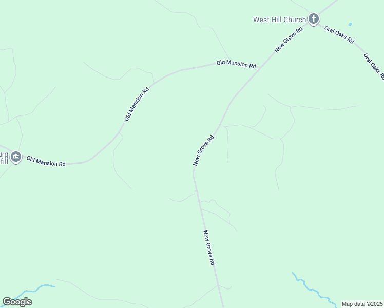 map of restaurants, bars, coffee shops, grocery stores, and more near 7617 New Grove Road in Kenbridge