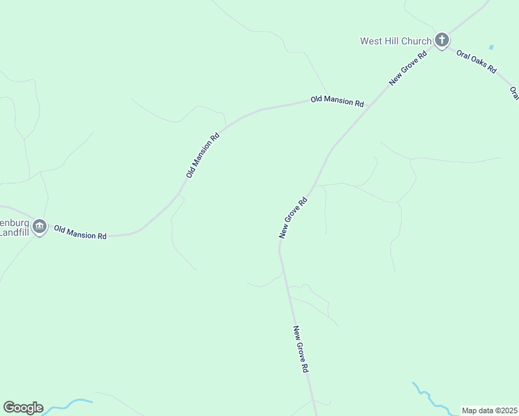 map of restaurants, bars, coffee shops, grocery stores, and more near 7617 New Grove Road in Kenbridge