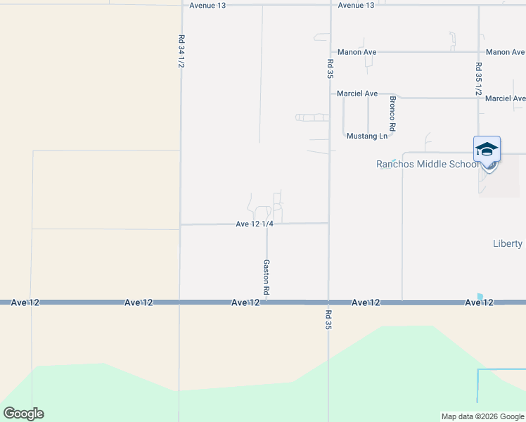 map of restaurants, bars, coffee shops, grocery stores, and more near 34725 Avenue 12 1/4 in Madera
