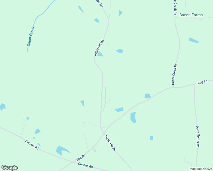 map of restaurants, bars, coffee shops, grocery stores, and more near 2894 Gigg Road in Kenbridge