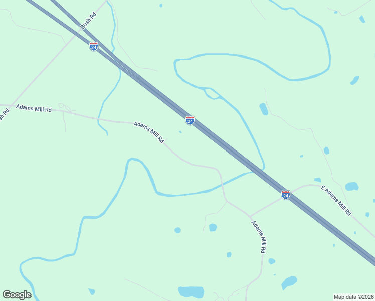 map of restaurants, bars, coffee shops, grocery stores, and more near 3145 Adams Mill Road in Cadiz