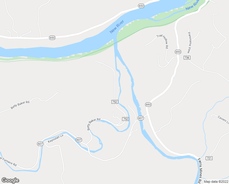 map of restaurants, bars, coffee shops, grocery stores, and more near Little Reed Island Road in Pulaski County