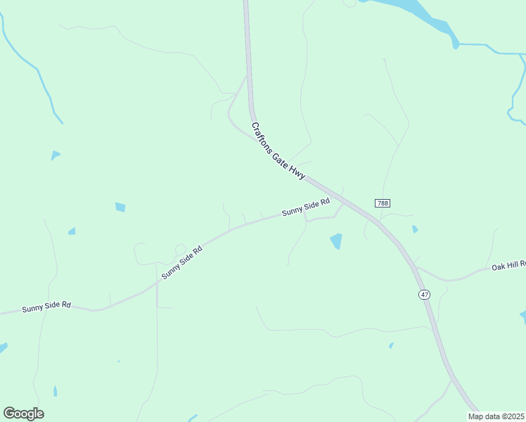 map of restaurants, bars, coffee shops, grocery stores, and more near 2745 Sunny Side Road in Saxe