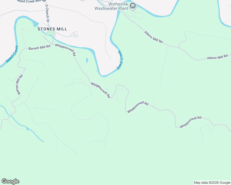 map of restaurants, bars, coffee shops, grocery stores, and more near 1881 Whippoorwill Road in Wytheville