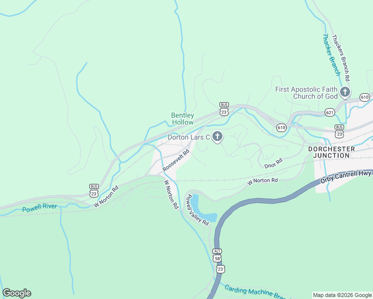 map of restaurants, bars, coffee shops, grocery stores, and more near 6252 Josephine Road in Norton