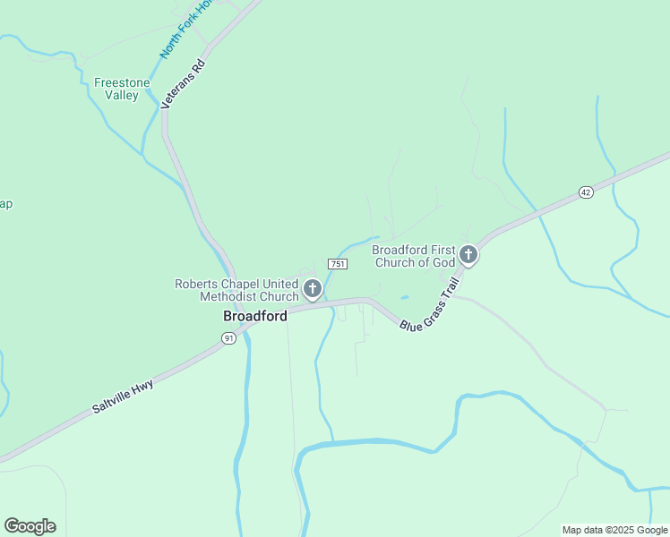 map of restaurants, bars, coffee shops, grocery stores, and more near 173 Roberts Chapel Road in Saltville