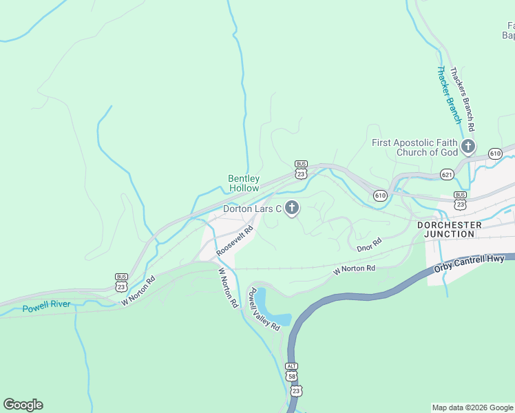 map of restaurants, bars, coffee shops, grocery stores, and more near 6144-6198 Kent Junction Road in Norton