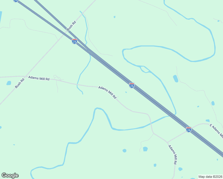 map of restaurants, bars, coffee shops, grocery stores, and more near 3145 Adams Mill Road in Cadiz