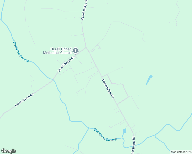 map of restaurants, bars, coffee shops, grocery stores, and more near 15216 Carroll Bridge Road in Smithfield