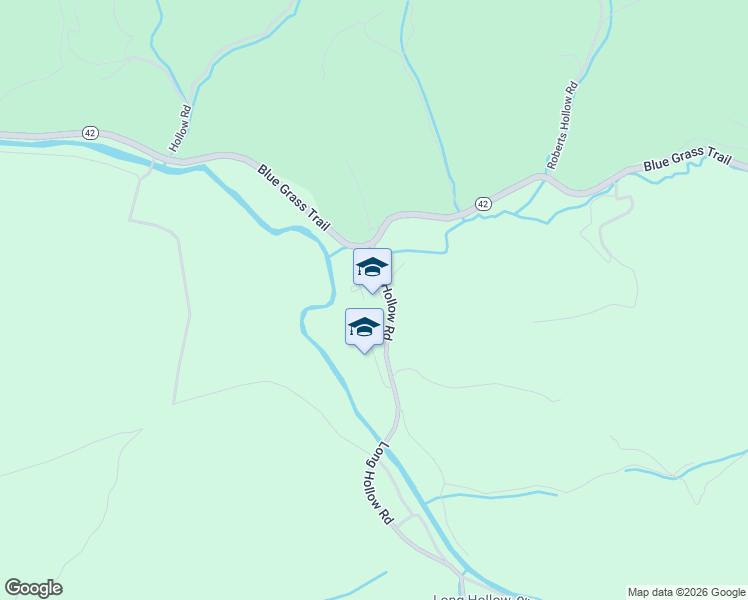 map of restaurants, bars, coffee shops, grocery stores, and more near 156 Long Hollow Road in Saltville