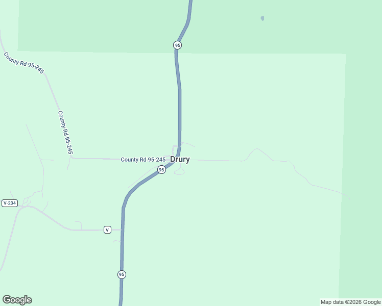 map of restaurants, bars, coffee shops, grocery stores, and more near in Drury